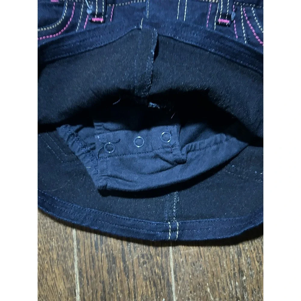 Rocawear‎ Denim Mini Skirt Toddler 6/9M Blue Jean Skort Elastic Y2K Streetwear